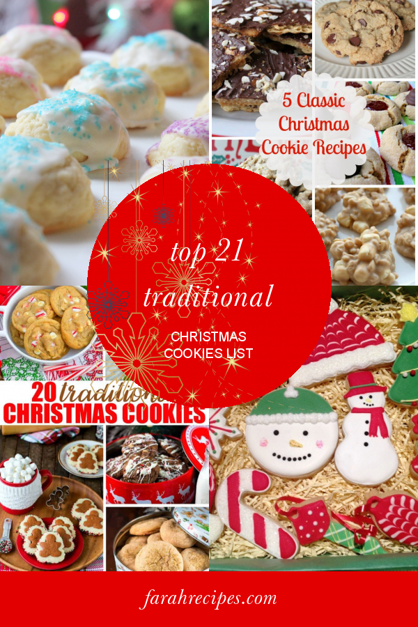 Top 21 Traditional Christmas Cookies List Most Popular Ideas of All Time